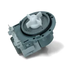   Lúgszivattyú Askoll 25W előreálló kivezetéssel # UNIVERZÁLIS mosógép ürítő, szivattyú, ASKOLL M116 RS0628 csavaros, elöl sarus #