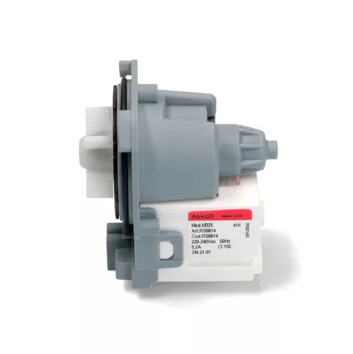 Lúgszivattyú Askoll 25W 3 bajonettes előreálló kivezetéssel # (gyári) 3 körmös mosógép szivattyú Pl.: BOSCH-SIEMENS #