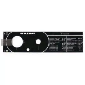   Energomat kapcsolótábla felirat 12 programos #(csak az alsó képen lévő, vaj színű kapható)#