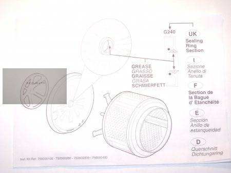 Szimering 35x62x10 # GP - ARDO mosógép 651029839 - 481253068027 Whirlpool mosógép #