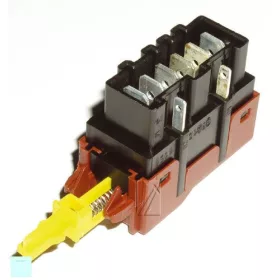   Zanussi - Electrolux - AEG főkapcsoló felül töltős (6+2 érintkezős nyomókapcsoló ON-OFF ) 1249271402 # (rendelésre)#