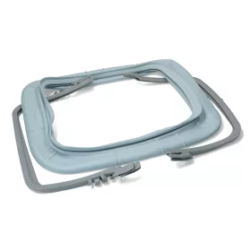   Zanussi - Electrolux - AEG mosógép üstszájgumi C4 AEG 4071425344 # 4071388005 alsó-felső leszorító gyűrűvel (eredeti, gyári) (Pl.: ZWQ61015WA ; EWT1266TDW ) #