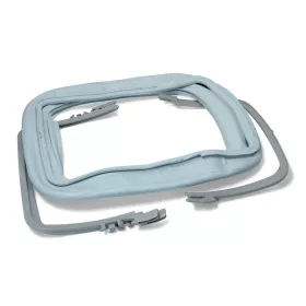   Zanussi - Electrolux - AEG mosógép üstszájgumi C4 AEG 4071425344 # 4071388005 alsó-felső leszorító gyűrűvel (eredeti, gyári) (Pl.: ZWQ61015WA ; EWT1266TDW ) #