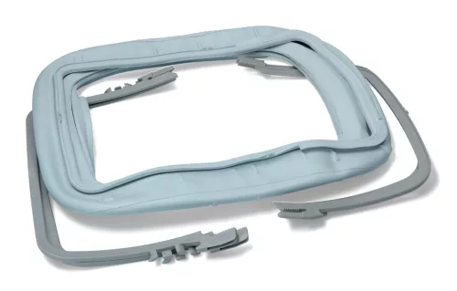 Zanussi - Electrolux - AEG mosógép üstszájgumi C4 AEG 4071425344 # 4071388005 alsó-felső leszorító gyűrűvel (eredeti, gyári) (Pl.: ZWQ61015WA ; EWT1266TDW ) #