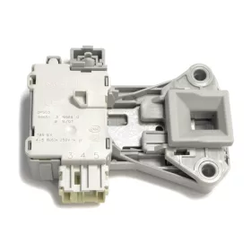   Zanussi - Electrolux - AEG mosógép ajtókapcsoló, ajtóretesz 1328469026 # gyári 1328469000, 1328469018, DKS02510, ROLD DKS02511, DKS03511, DKS03513. 3 CONTACTS. 4-5 16(6)A, 250V. #