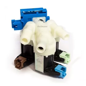   Zanussi - Electrolux - AEG mosógép 3 utas 180° mágnesszelep 4055017182 # (gyári, BITRON áramlásmérő) 132518810, 1325188108.  Ø13MM - Ø11MM. #