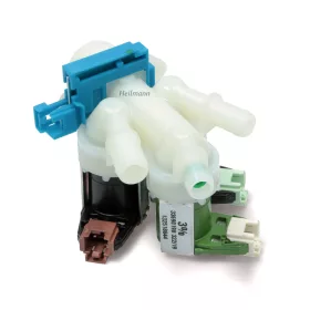   Zanussi - Electrolux - AEG mosógép 3 utas 180° mágnesszelep 8087104173 # (gyári, BITRON áramlásmérő) 1325188405 , 33670027 Ø13MM - Ø11MM. #