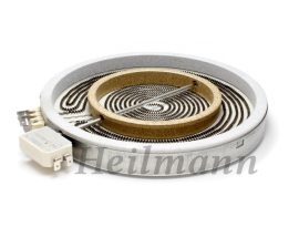 Főzőlap kétkörös kerámialap 2100/700W, 230V, Ø230mm. WHIRLPOOL 481231018895, Indesit - Ariston C00339918 # (eredeti, Eika) #