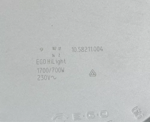 Zanussi - Electrolux főzőlap 1700/700W Ø200/175mm - EGO 230V. 10.58211.004 # eredeti (3740754217 ; 140062707025) #