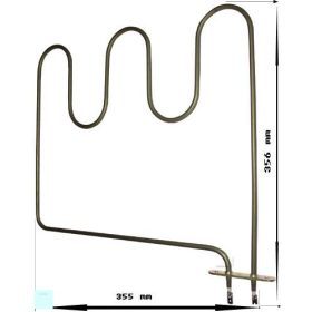   Zanussi - Electrolux - AEG fűtőtest alsó 1000 W 230 V 3570038061 # ZHM76 (RENDELÉSRE) #
