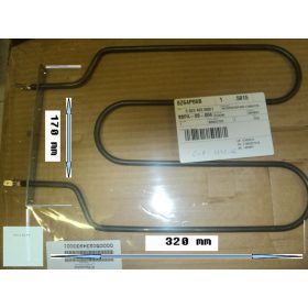   Zanussi - Electrolux fűtőtest alsó 1100 W 230 V 5023493000/1# eredeti, gyári#