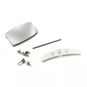   Zanussi - Electrolux - AEG mosógép ajtó fogantyú 4055085551 # 4055082624, 50289057007, 50293598004 (ezüst) #
