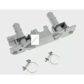   Zanussi - Electrolux - AEG mosógép vízterelő + 2db. bilincs 4071397824 # (eredeti) VÍZELOSZTÓ, CSŐ -ÖSSZEKÖTŐ. (RENDELÉSRE) #