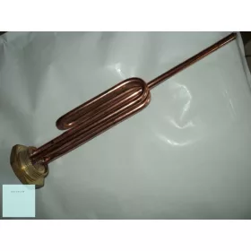   Olasz bojler fűtőbetét 5/4" menetes 1500W # gyári (kemény forrasztással -réz, anódcsonkkal) #