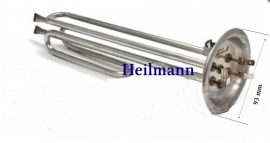 Olasz bojler rozsdamentes acél alaplap fűtőbetéttel  THERMEX 1500W+1000W 220V hossz 275+315mm.