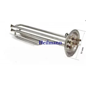   Olasz bojler rozsdamentes acél alaplap fűtőbetéttel  THERMEX 1500W+1000W 220V hossz 275+315mm.