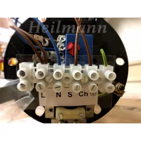   Zárólap 2 tokcsöves IND-IDE komplett szett 2400W 6104550188 # (eredeti Hajdu bojler zárófedél) #