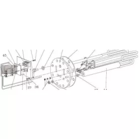   Hajdu bojler zárólap zománcozott STA 200-300L  3 fázisú (fűtőbetét hely 24mm) 6102550031