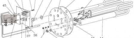 Hajdu bojler zárólap zománcozott STA 200-300L 3 fázisú (fűtőbetét hely 30mm)