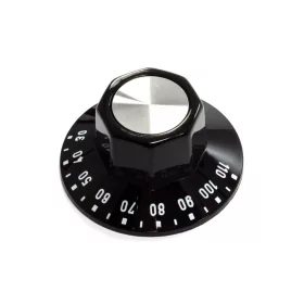   Hőmérséklet szabályzó gomb 30°C-110°C. Ø50mm. EGO 0000.524.805