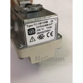   Hőmérséklet korlátozó 230C olajsűtő 1fáz. 20 A. 1180mm 5279-0-006-4-F