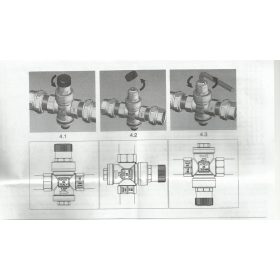 Víznyomáscsökkentő 1/2" olasz ICMA (247)1-4bar