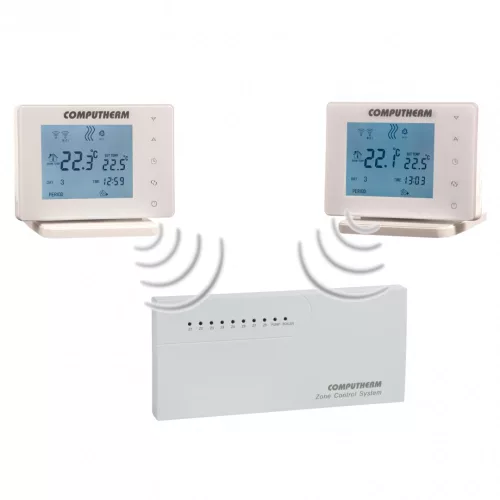 COMPUTHERM E800RF multizónás WI-fi termosztát vezeték nélküli érintőgombos vezérlőkkel