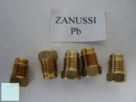 Gáztűzhely fúvóka garnitúra   Zanussi     Pb gázhoz    ( menet átmérő 8  mm  )