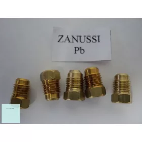   Gáztűzhely fúvóka garnitúra   Zanussi     Pb gázhoz    ( menet átmérő 8  mm  )