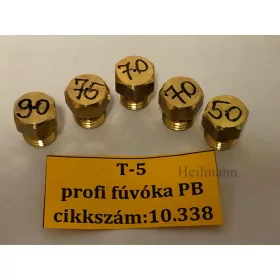   Gáztűzhely fúvóka garnitúra Olimpia - Karancs, FÉG  T-5 Tip. Pb gázra menetátmérő: 8 mm  