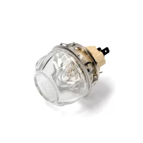   Sütő világítás foglalat + bura hátsó 25 W 3890793320  # 3879376931 pl.: EKC 5603x , EKC 560 3X ; pl.: ZOB tűzhely #