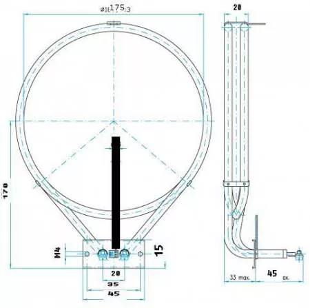 Villanytűzhely  sütőbetét koszorú alakú 230 V 2000 W (Fagor ) CFH564 # CA50001A8 Pl.: CH-54M X NAT #