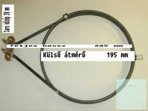 Villanytűzhely  sütőbetét koszorú alakú 230 V 2000 W (Fagor ) CFH564 # CA50001A8 Pl.: CH-54M X NAT #