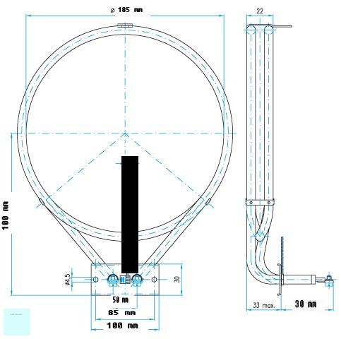 Villany sütőbetét Veszta Kör alakú 230 V 2000 W RB1H7524 # RENDELÉSRE #