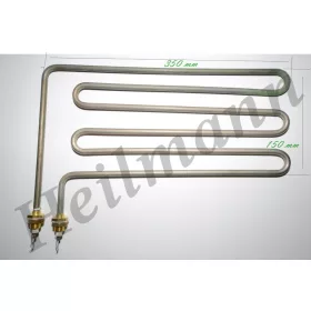   Szauna fűtőbetét  230V 2000W oldalkivez. 350x220mm gyári  