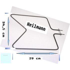   Whirlpool - Ignis sütő alsó  fűtőbetét 1150 W IKEA 480121100591 # (gyári - EGO) INDESIT C00373894 #