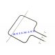Whirlpool - Ignis sütő fűtőbetét felső  481225998473 # (eredeti, gyári) 900W 230 V. Pl.: AKL825WH #