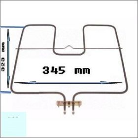   Villanytűzhely sütő fűtőbetét Ardo 1600 W # 524012200 - 524020800 - TECNOGAS #