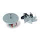 Villanytűzhely sütőventilátor + lapát 32W 37mm. tengellyel # (univerzális légkeveréses ventilátor 37mm ) #