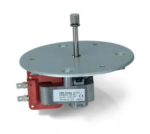 Villanytűzhely sütőventilátor + lapát 32W 37mm. tengellyel # (univerzális légkeveréses ventilátor 37mm ) #