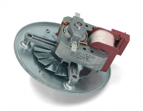 Villanytűzhely sütőventilátor + tömítés 18 mm tengellyel ( légkeveréses ventilátor 18mm )