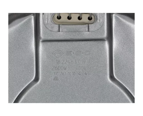 Főzőlap BK220 400V 2600W Ø220mm. # (eredeti, EGO) 18.22463.019, 1822463019 #