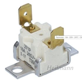   Indesit tűzhely sütő klixon, hőkorlátozó 250°C, 16A. C00121897 # 121897 WHIRLPOOL 482000022891, FAGOR CL1D000A8  #