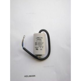 Kondenzátor 450 V 6,0 mF kábel + csavar Ø30x57mm.