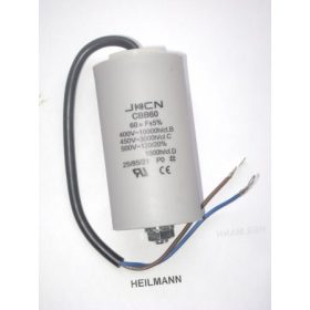 Kondenzátor 450 V 60,0 mF kábel + csavar Ø50x106mm.