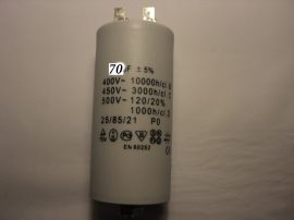 Kondenzátor 450 V  70.0 MF sarus+csavar 55 x132 mm