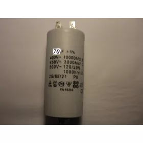 Kondenzátor 450 V  70.0 MF sarus+csavar 55 x132 mm