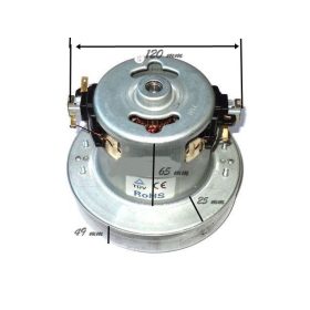   Porszívó motor kicsi 1400W univerzális, fémházas # méret: Ø13X116MM. 230V, 50HZ. (035) YDC04-14 #