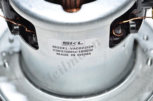 Porszívó motor kicsi 1800W univerzális, fémházas # magasság: : 117MM, Ø130MM. 1800W, 230V, 50HZ. #