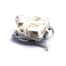   Bosch - Siemens - Whirlpool mosógép ajtókapcsoló 481010552846 #  bimetálos ajtózár eredeti, gyári INDESIT C00441247 #